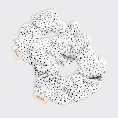 Micro Dot Microfiber Quick-Dry Towel Scrunchies 2pc Set