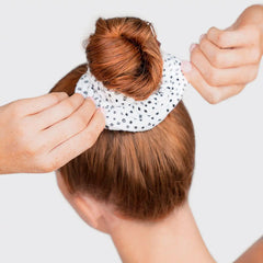 Micro Dot Microfiber Quick-Dry Towel Scrunchies 2pc Set