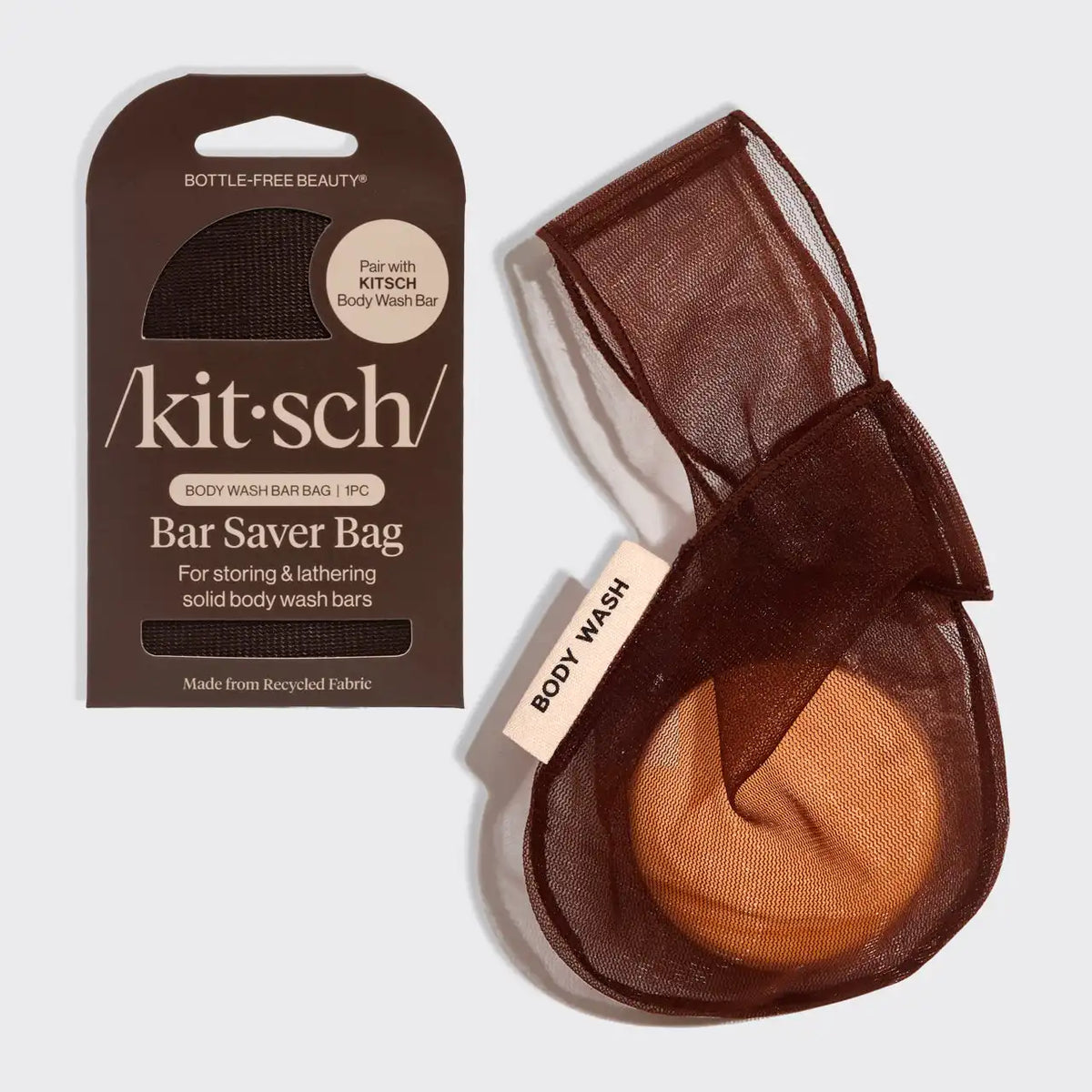 Chocolate Body Wash Bar Bag