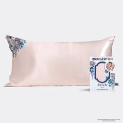 Bridgerton x Kitsch Satin Pillowcase in Wisteria 4 Pack - King