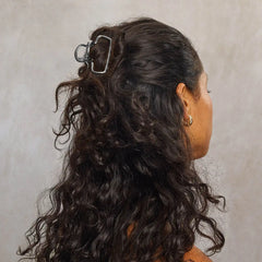 Hematite Metal Cloud Claw Clip