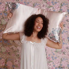 Bridgerton x Kitsch Satin Pillowcase in Wisteria 2 Pack - King
