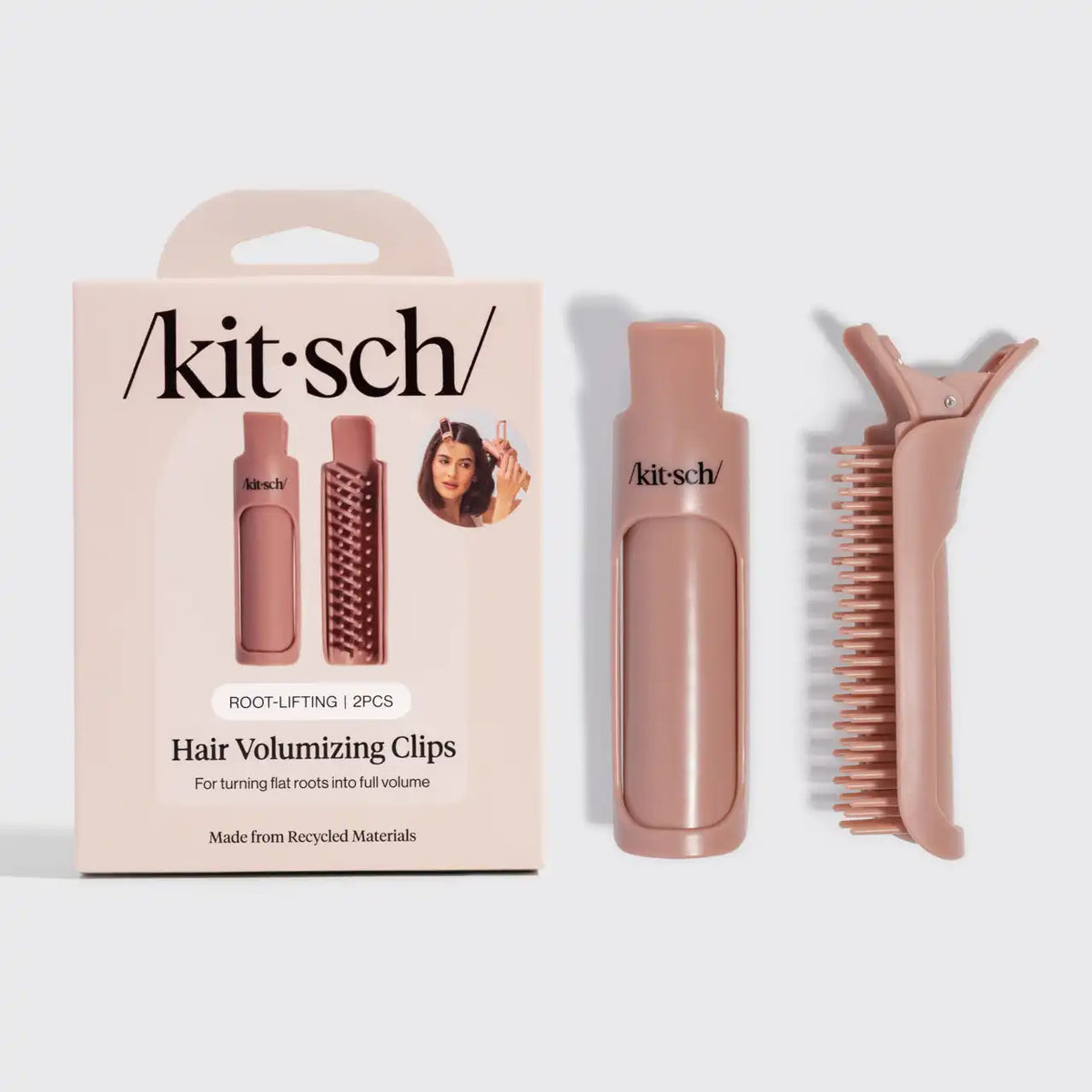 Hair Volumizing Clips in Terracotta