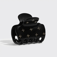 Black Rhinestone Cloud Claw Clip
