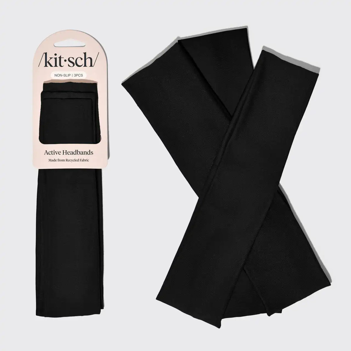 Black Active Headbands